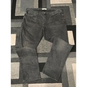 Gap Straight Fit Jeans Mens 40x34 Black Excellent